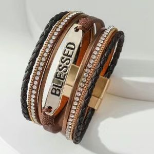 NWT Blessed Brown Magnetic Bracelet